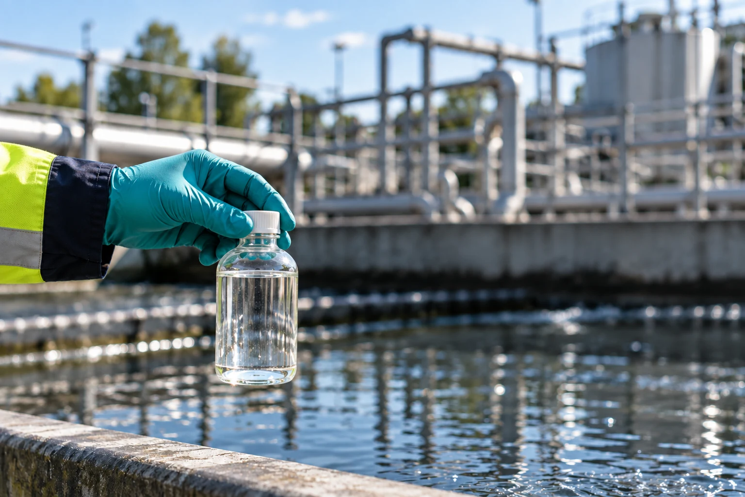 Monstername voor de beoordeling van een industriële waterstroom